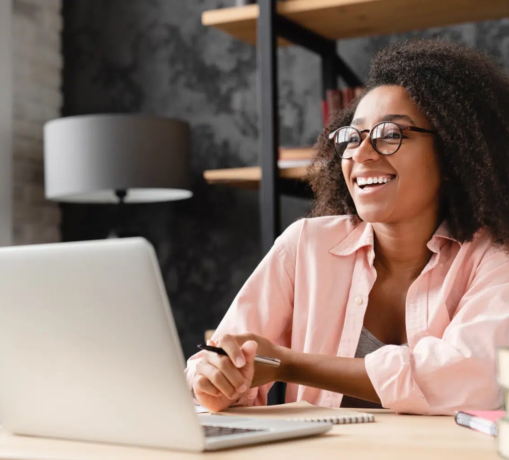 Marketing professional at work