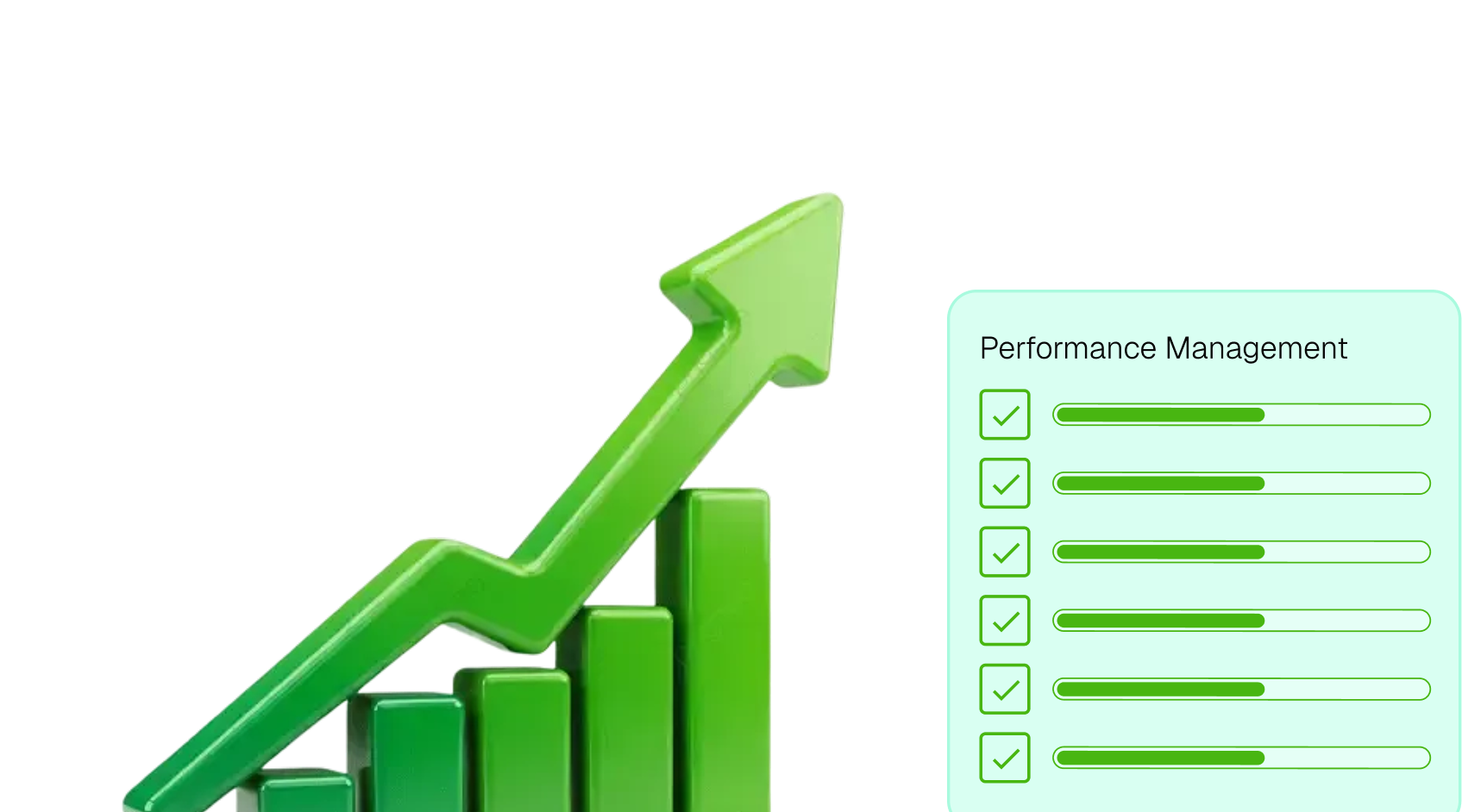 Growth chart illustration